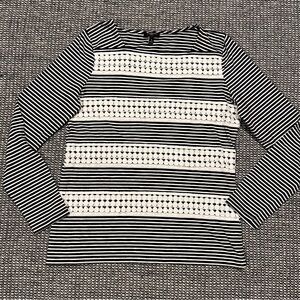 Talbots Striped Long Sleeve Top
